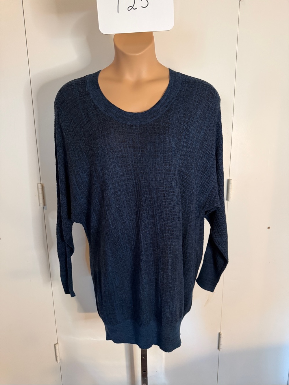 Lane Bryant Women’s Teal Crewneck Knit Pullover